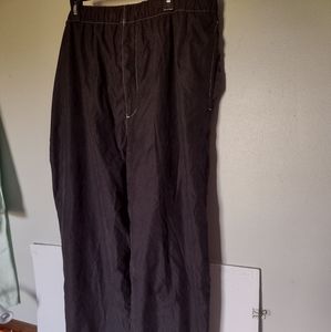 Weatherproof Men's XL Outdoor/Golf Pants Drawstring Zipper Full Mesh lined.Black